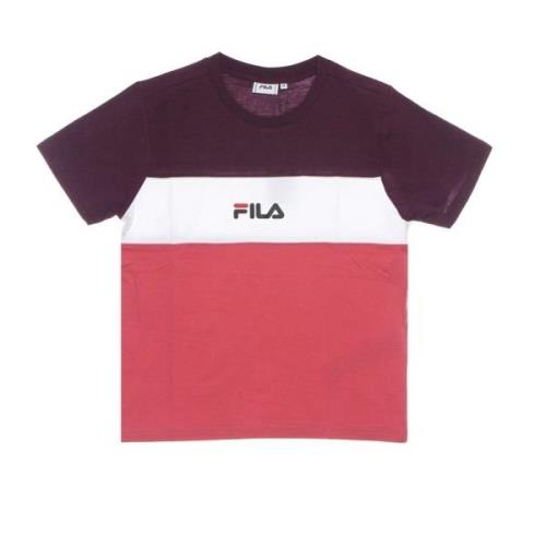 Kleur blok korte mouw Tee Fila , Multicolor , Dames