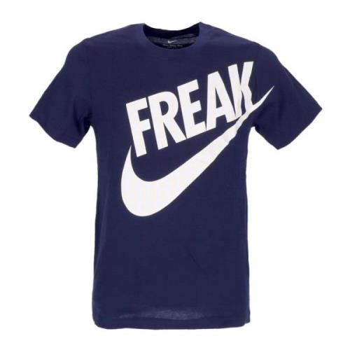 NBA Dri-fit Giannis Tee Zwart Blauw Nike , Blue , Heren