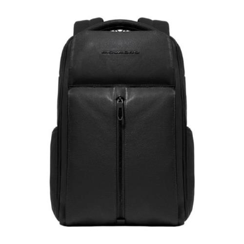 Zwarte Bucket Bag Rugzak voor reizen Piquadro , Black , Heren