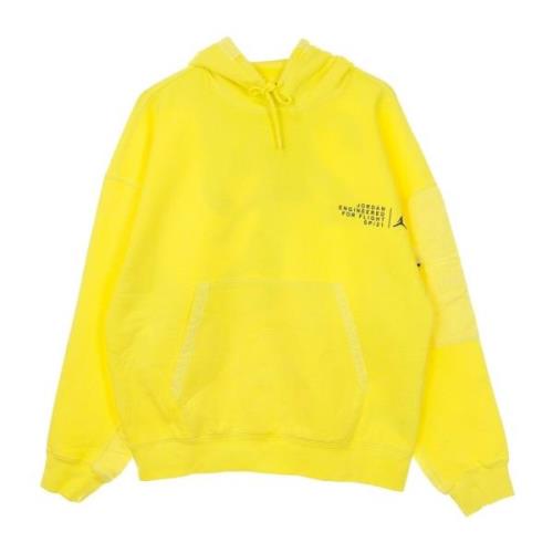 Lichtgewicht capuchontrui van fleece Jordan , Yellow , Heren