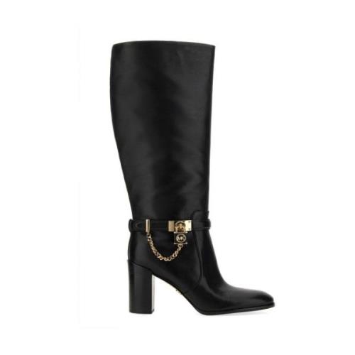 Leren Haklaarzen Michael Kors , Black , Dames