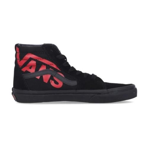 Hoge Top Sk8-hi Logo Schoenen Zwart/rood Vans , Black , Heren