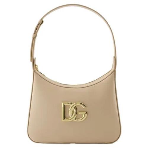 Leather handbags Dolce & Gabbana , Beige , Dames