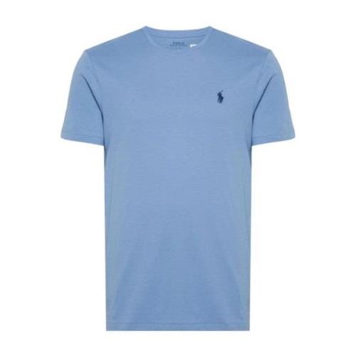 Korte Mouw T-Shirt Collectie Ralph Lauren , Blue , Heren