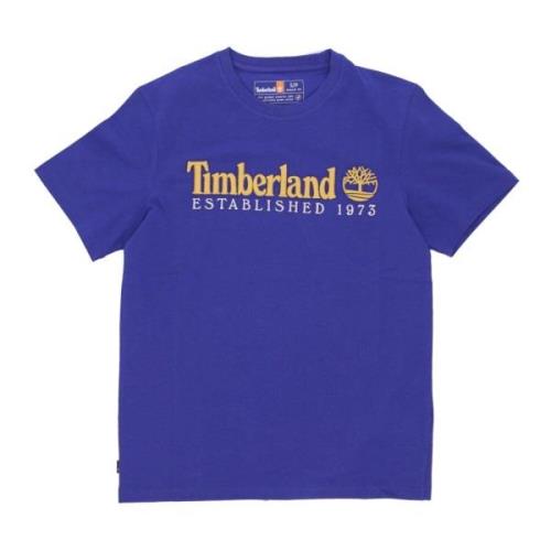 1973 Clematis Blue Tee voor Vrouwen Timberland , Blue , Dames