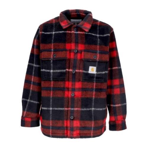 Geruite fleece shirt met zakken Carhartt Wip , Multicolor , Heren