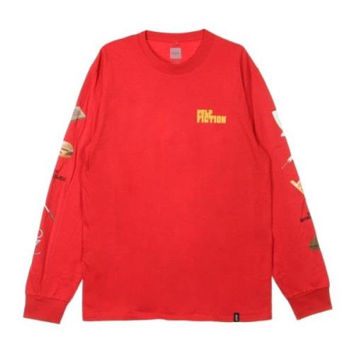 Rode longsleeve T-shirt voor heren HUF , Red , Heren