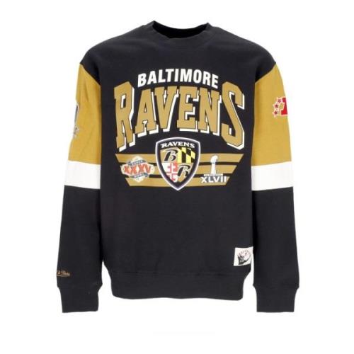 Baltimore Ravens Crewneck Sweatshirt NFL Mitchell & Ness , Multicolor ...