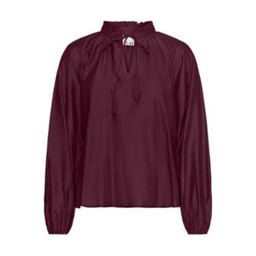 Port Royale Blouse voor Vrouwen Ichi , Red , Dames