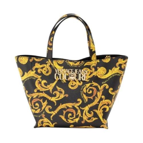 Barok Print Schoudertas met Afneembare Band Versace Jeans Couture , Mu...