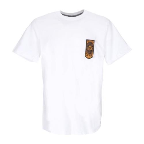 Witte Heren Tee met Geborduurde Logo's Dolly Noire , White , Heren