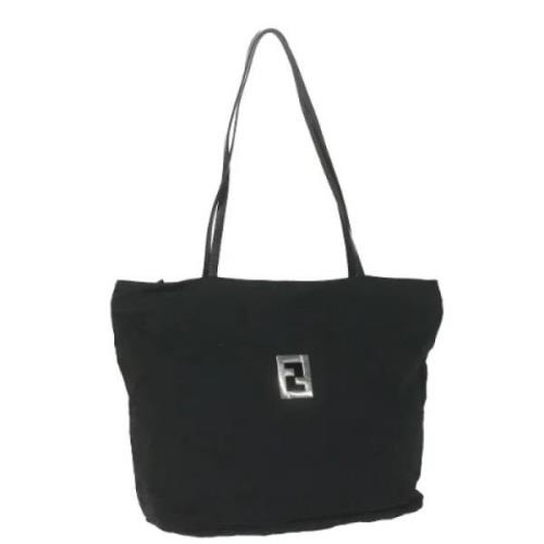 Pre-owned Canvas totes Fendi Vintage , Black , Dames