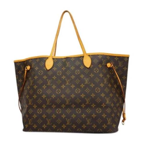 Pre-owned Canvas louis-vuitton-bags Louis Vuitton Vintage , Brown , Da...