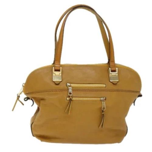 Pre-owned Leather handbags Chloé Pre-owned , Beige , Dames