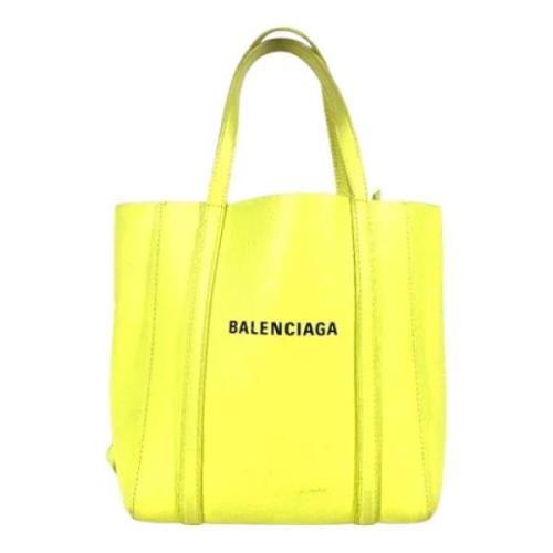 Pre-owned Leather balenciaga-bags Balenciaga Vintage , Yellow , Dames