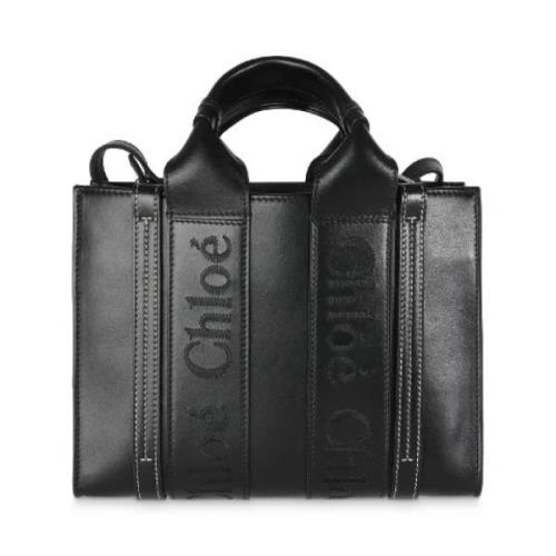 Pre-owned Leather handbags Chloé Pre-owned , Black , Dames