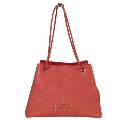 Pre-owned Leather gucci-bags Gucci Vintage , Red , Dames