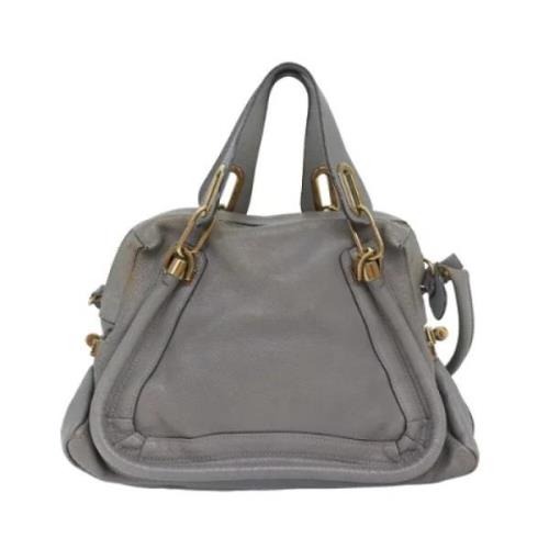 Pre-owned Leather handbags Chloé Pre-owned , Gray , Dames