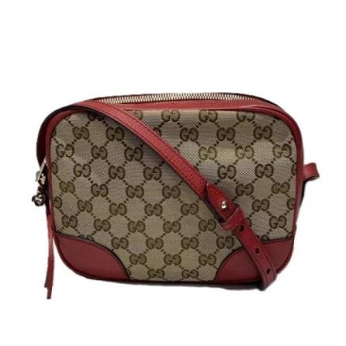 Pre-owned Leather gucci-bags Gucci Vintage , Brown , Dames