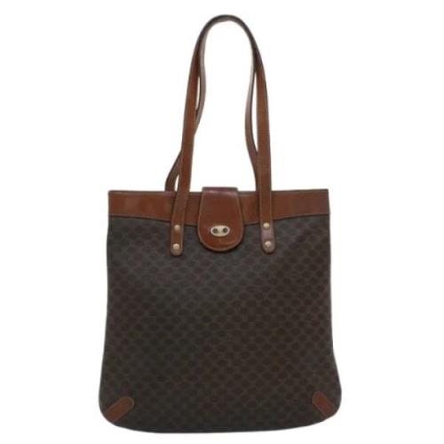 Pre-owned Canvas celine-bags Celine Vintage , Brown , Dames