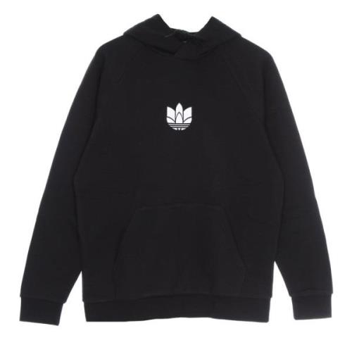 Zwarte 3D Trefoil Hoodie Sweatshirt Adidas , Black , Heren