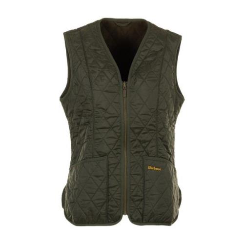 Groene Jassen Gilet Liner Betty Barbour , Green , Dames