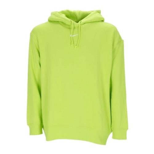 Groen/Wit Fleece Hoodie Essential Collection Nike , Green , Dames