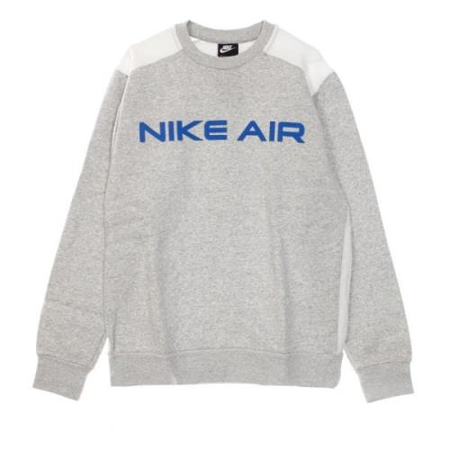 Sportswear Crewneck Sweatshirt Grijs Heather Nike , Gray , Heren