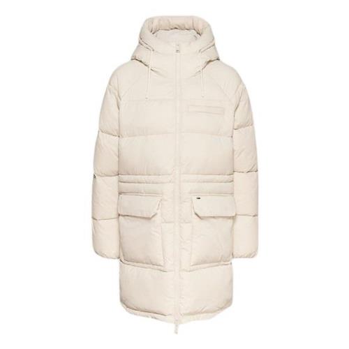 Waterafstotende Beige Jas Tommy Hilfiger , Beige , Dames