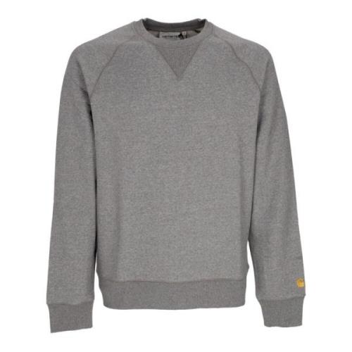 Donkergrijs Heather/Goud Crewneck Sweatshirt Carhartt Wip , Gray , Her...