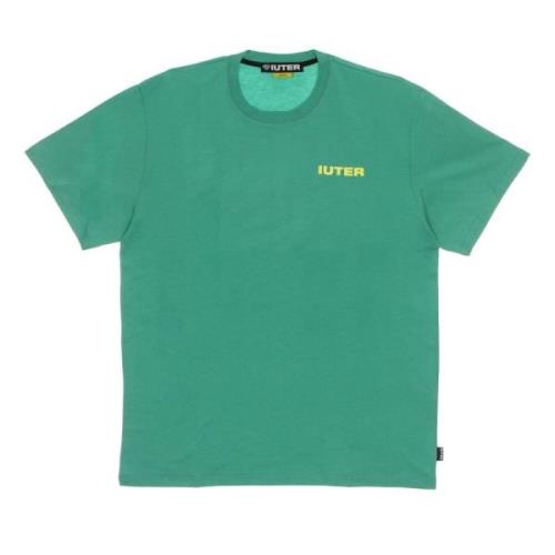 Logo Tee Emerald Heren T-shirt Iuter , Green , Heren