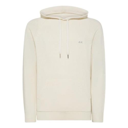 Crème Hoodie Warm Wit Sun68 , Beige , Heren