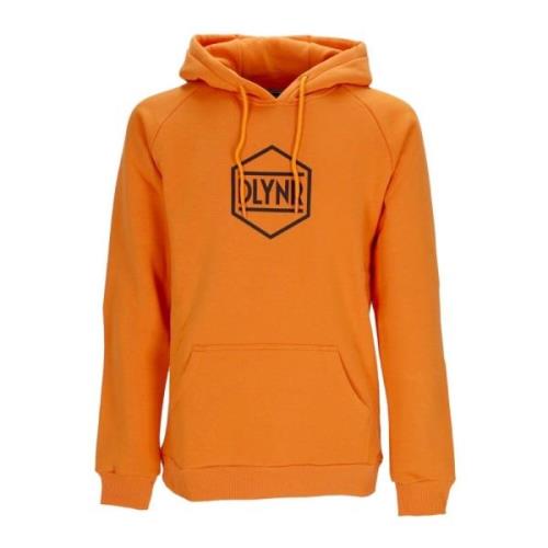 Oranje Logo Hoodie met Kangoeroezak Dolly Noire , Orange , Heren