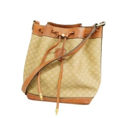 Pre-owned Canvas celine-bags Celine Vintage , Beige , Dames