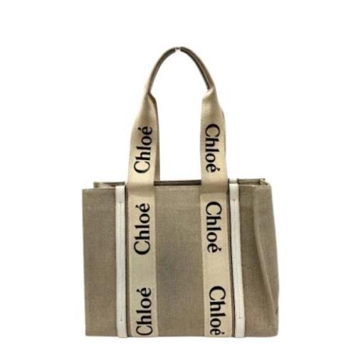 Pre-owned Fabric totes Chloé Pre-owned , Beige , Dames