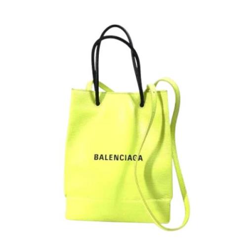 Pre-owned Leather balenciaga-bags Balenciaga Vintage , Yellow , Dames