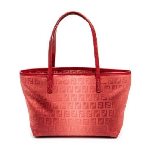 Pre-owned Canvas totes Fendi Vintage , Red , Dames