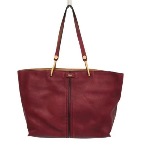 Pre-owned Leather shoulder-bags Chloé Pre-owned , Red , Dames