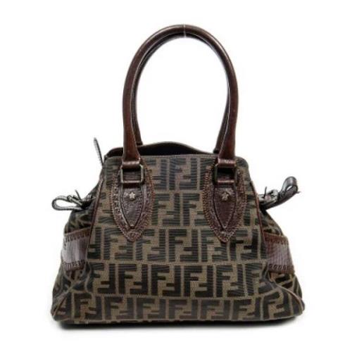 Pre-owned Canvas totes Fendi Vintage , Brown , Dames