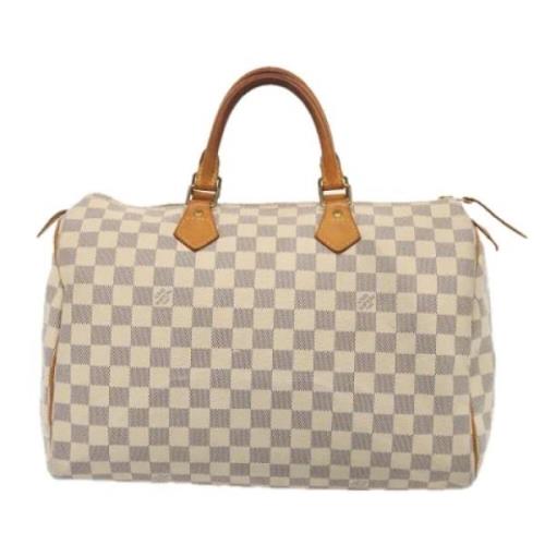 Pre-owned Canvas louis-vuitton-bags Louis Vuitton Vintage , White , Da...