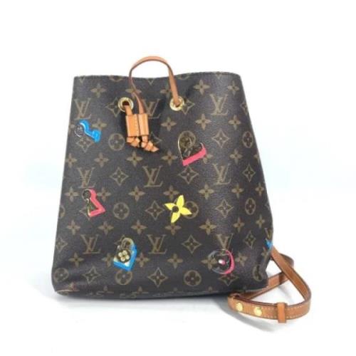 Pre-owned Fabric louis-vuitton-bags Louis Vuitton Vintage , Brown , Da...