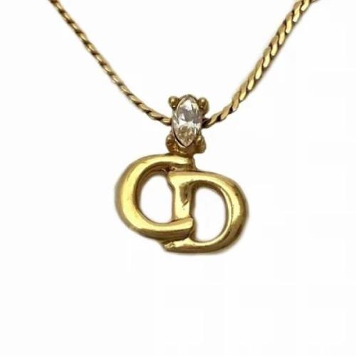 Pre-owned Yellow Gold dior-jewelry Dior Vintage , Yellow , Dames