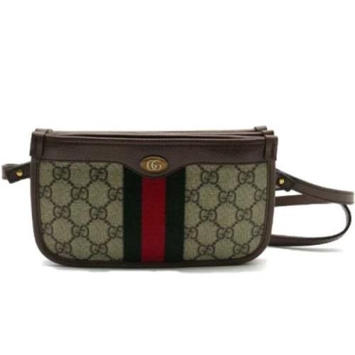 Pre-owned Canvas gucci-bags Gucci Vintage , Beige , Dames