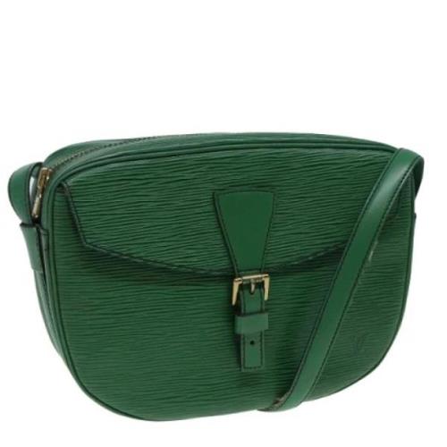 Pre-owned Leather louis-vuitton-bags Louis Vuitton Vintage , Green , D...