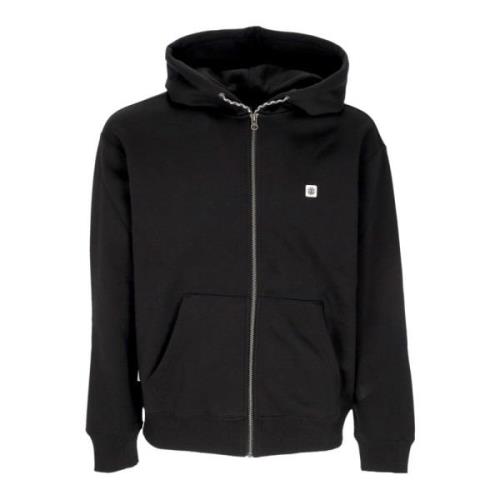 Zip Hoodie met Verstelbare Capuchon Element , Black , Heren