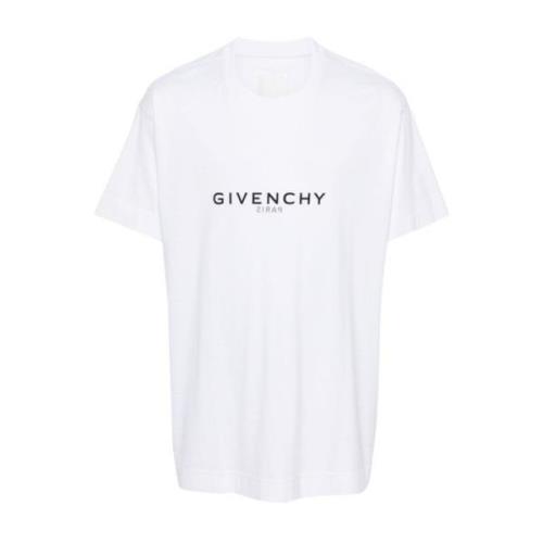 Witte Katoenen T-Shirt Givenchy , White , Heren