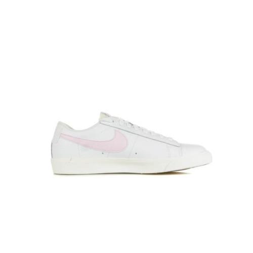 Witte Leren Lage Sneakers Nike , White , Heren