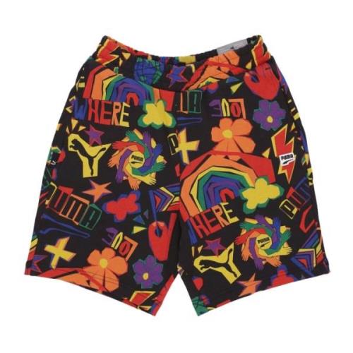 Urban Pride All Over Print Shorts Puma , Multicolor , Heren