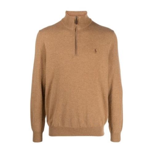 Gebreide Mouw Pullover Ralph Lauren , Brown , Heren