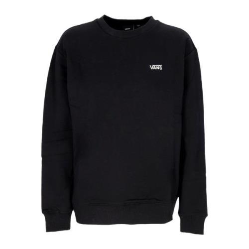 Zwarte Crewneck Sweatshirt met V Stijl Vans , Black , Dames